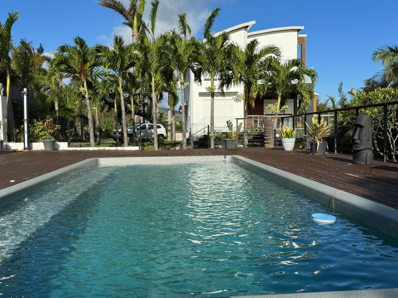 Grande Villa Au Calme - Vue Exceptionnelle - Climatisation - Piscine Sel Chauffee - Jardin Tropical Vincendo Exteriör bild