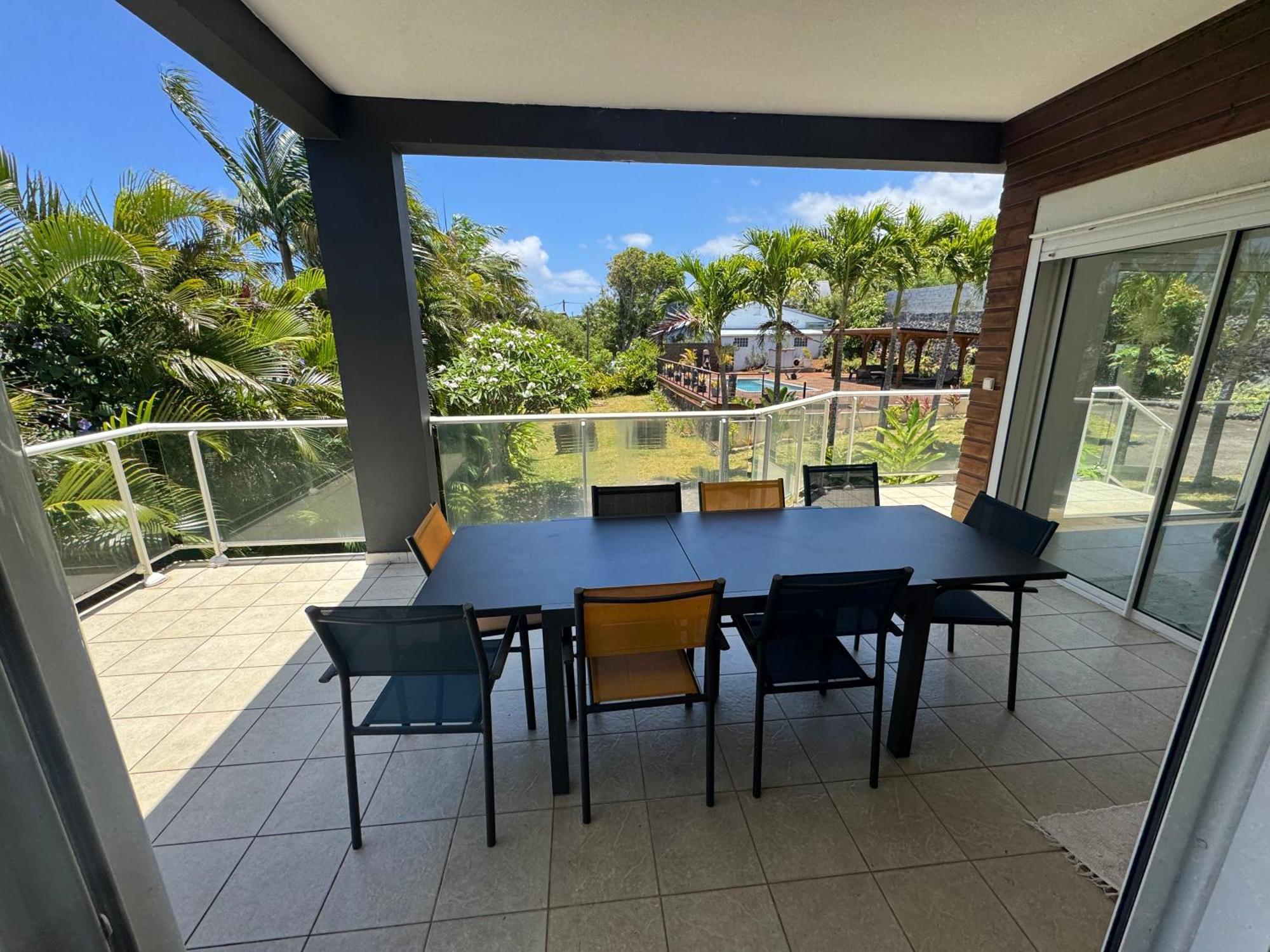 Grande Villa Au Calme - Vue Exceptionnelle - Climatisation - Piscine Sel Chauffee - Jardin Tropical Vincendo Exteriör bild